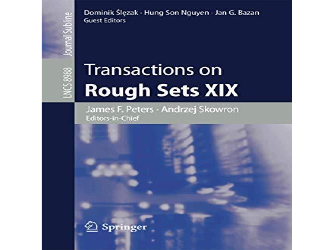 Livro Transactions on Rough Sets XIX de Springer Nature BV (Inglês)