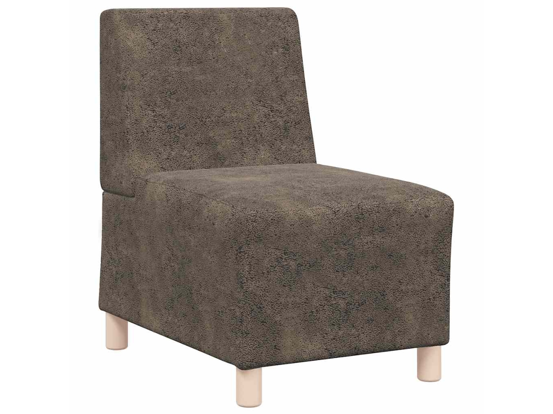 Modular Sofa Unit Armless, Modular Sofa Units Armless​ Vidaxl Cinzeto Couro Artificial (n/a)