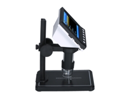 YURU microscópio Digital com Tela 4.3in, 1000x, 8 LEDs, Compatível com Windows e Mac