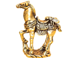 Estátua De Cavalo Em Latão, Peça Colecionável Para Mesa |
