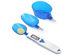 Balança Eletrônica Balança De Cozinha Colher Medidora De Ingredientes Balança Eletrônica De Precisão 0,1 G Brilvibera (500 G/0,1 G)