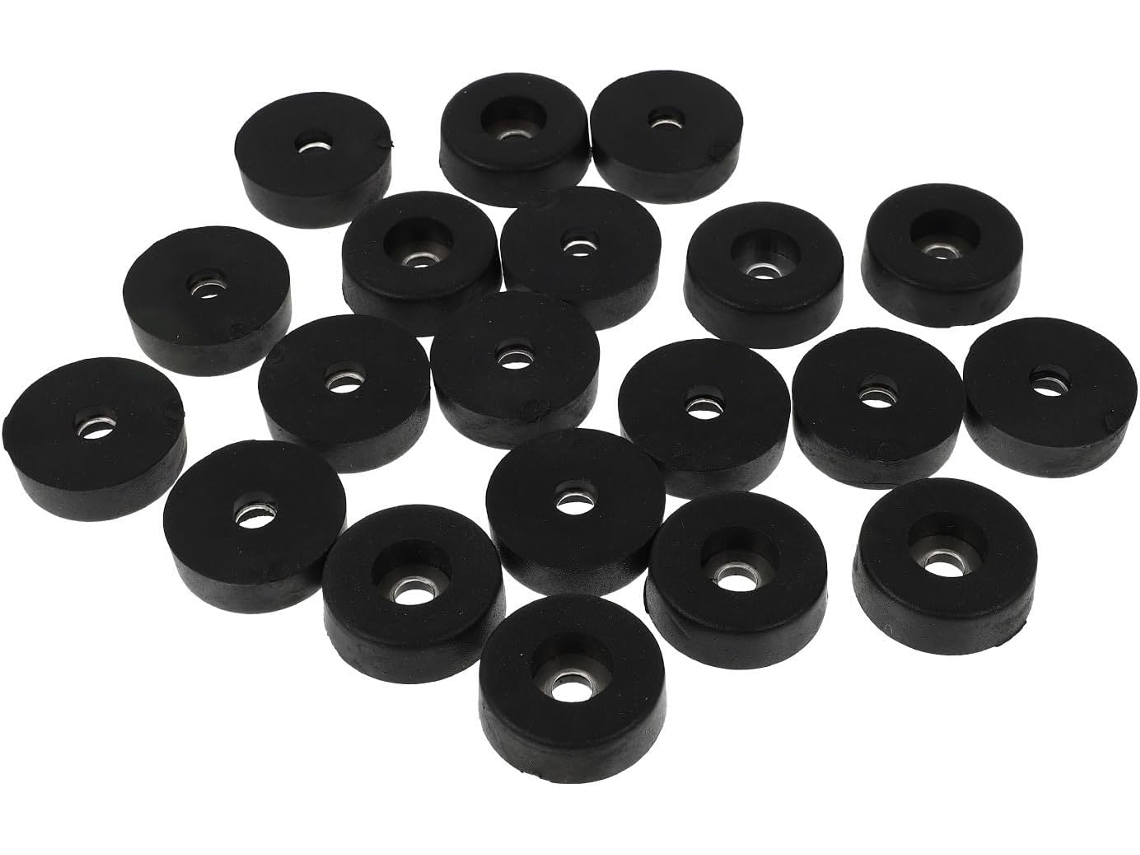 Almofadas De Borracha Antiderrapantes De 30x10mm Para Pés De Instrumentos E Móveis.