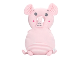 Mochila Protetora de Cabeça Mali Baby, Almofada de Travesseiro para Bebês e Crianças Pequenas Rosa
