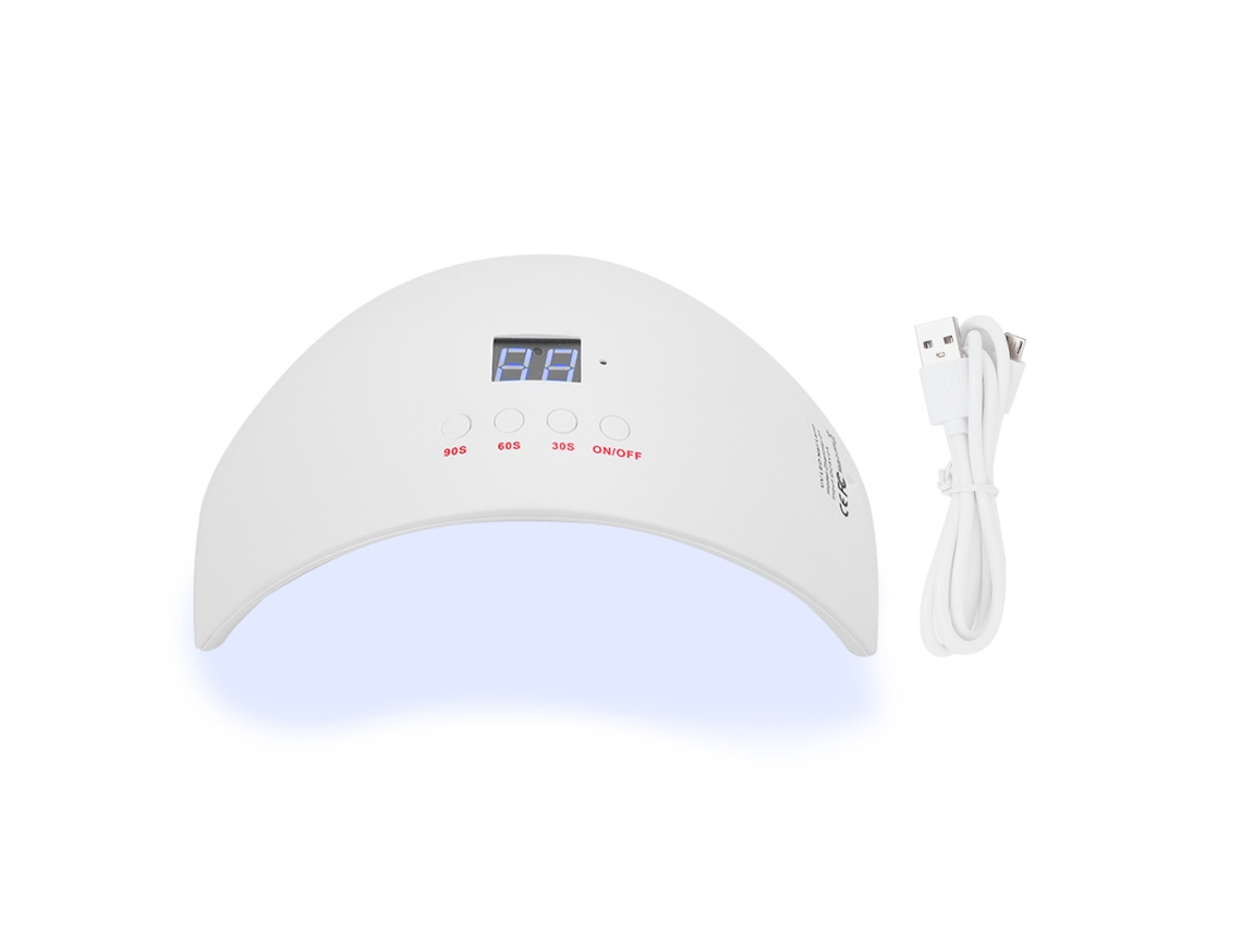 Secador Led Uv De Esmalte De Uñas Profesional Lámpara De Curado Com Lcd Conexão Elétrica