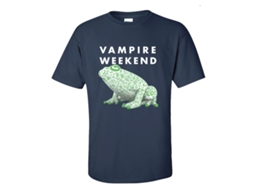 Camiseta Vampire Weekend com estampa de sapo inflável ROCKINSTONE Unissex Adulto Mais Vendida Tamanho: M