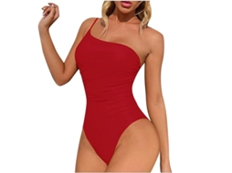 2026 traje de Banho Bikini de Cor Sólida para Mulher com Lacetes Ajustáveis e Design Sexy
