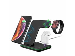 Carregador Sem Fio Qi Para Samsung Yizhood Seda Preto