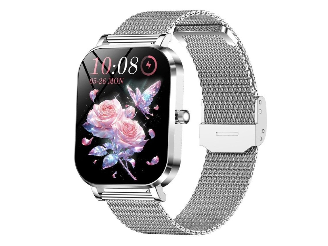Smartwatch Mk90 1,75 Polegadas Com Bluetooth Para Chamadas (prata)