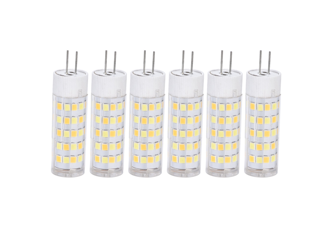 Conjunto de 6 Lâmpadas G4 com 3 Cores de Luz CHABERLU