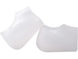 Palmilhas De Silicone Para Aumentar A Altura Do Calcanhar Em 2, 5cm