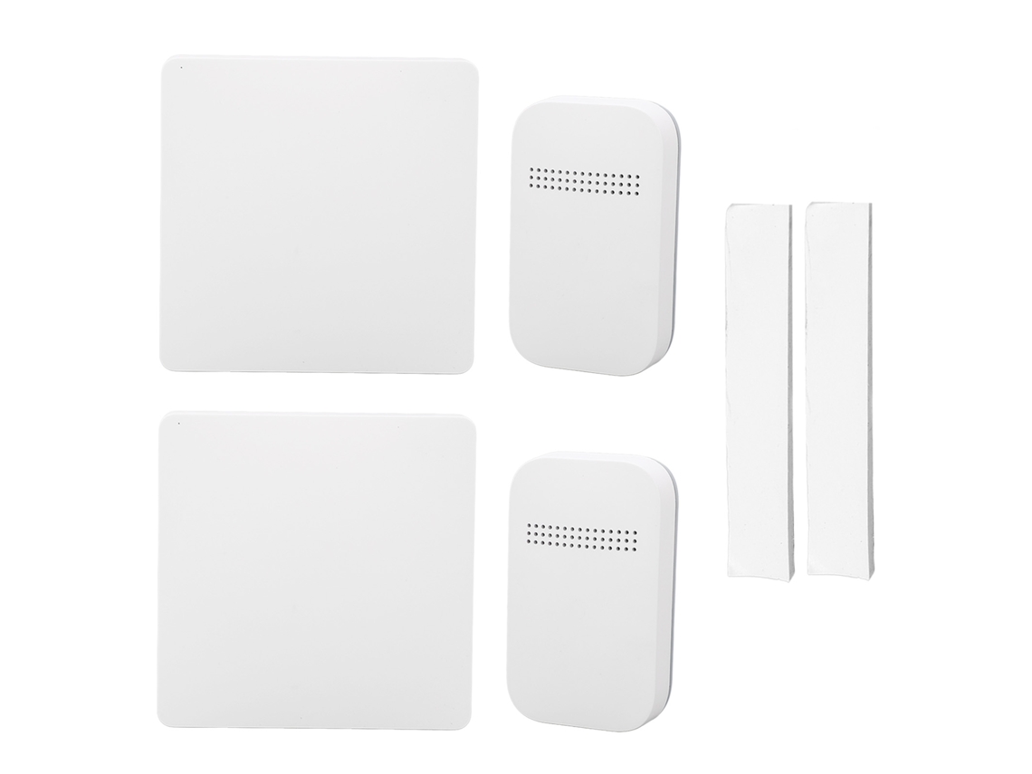 Timbre De Puerta Autônomo 2 Para 2 433mhz 38 Tonos Sem Fio Para Lar Ac