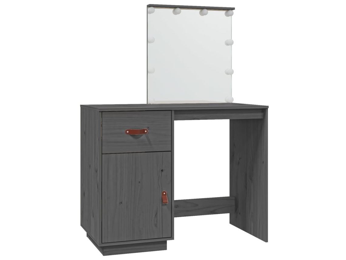 Dressing Table, Dressing Tables Vidaxl Cinzeto Madeira De Pinho (n/a)