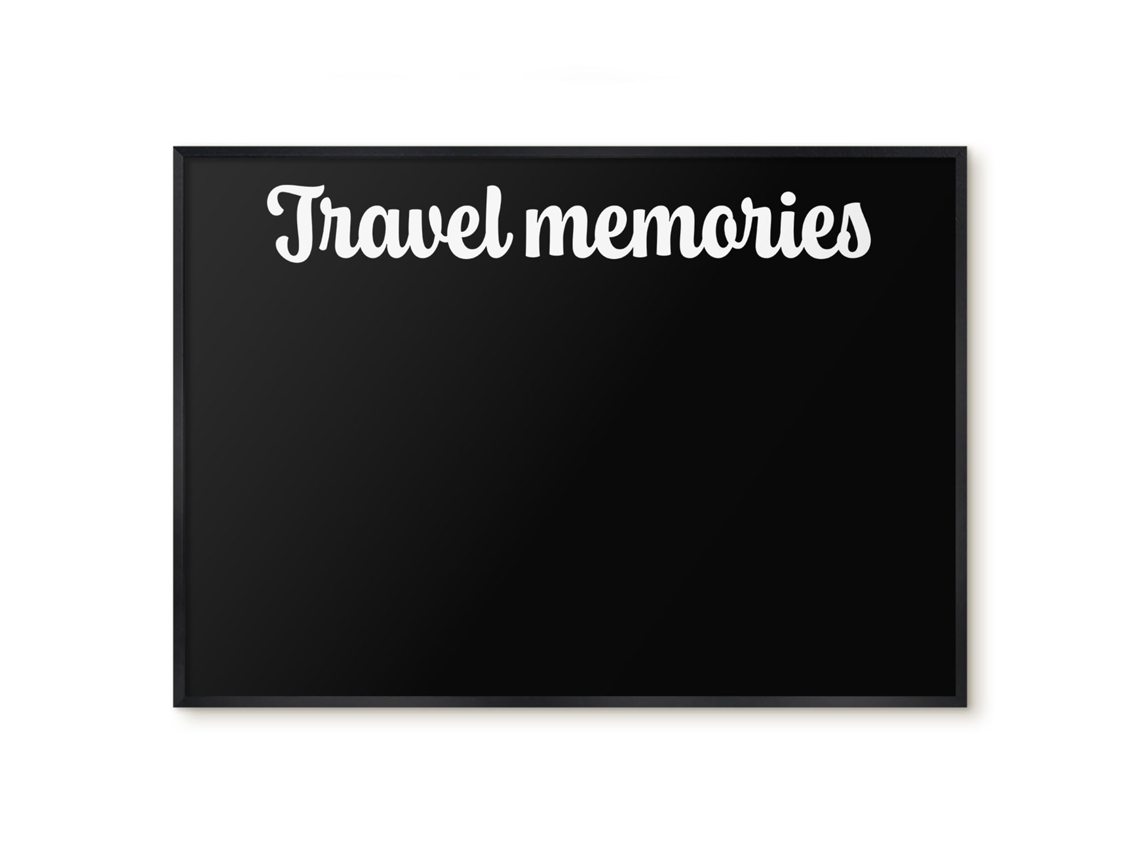 Magnetic Board Travel Memories For The Living Room Espelharte (100x70 Cm)
