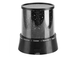 Projetor de Luz Led Romântico Decoração Quarto Presente para Crianças Estrelas S/MARCA