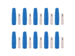 Plug Banana Fêmea 4mm Cobre Puro Revestido de Níquel | S/MARCA