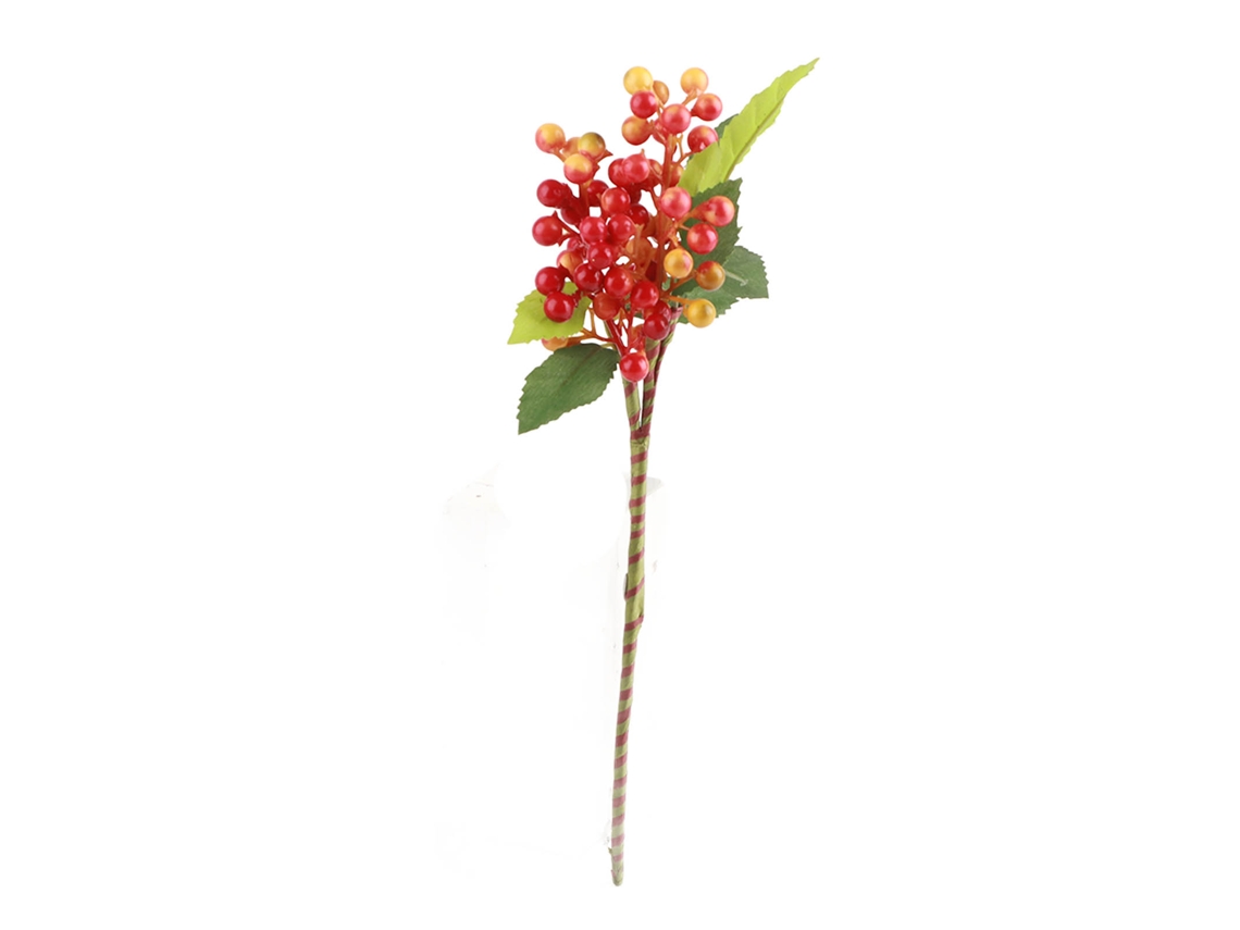 Laxiscreed Enfeites De Natal Com Frutos Vermelhos E Flores Artificiais Para Decoração Festiva