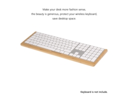 Suporte De Teclado Em Bambu Samdi Sd-006wa-3 Para Apple Imac