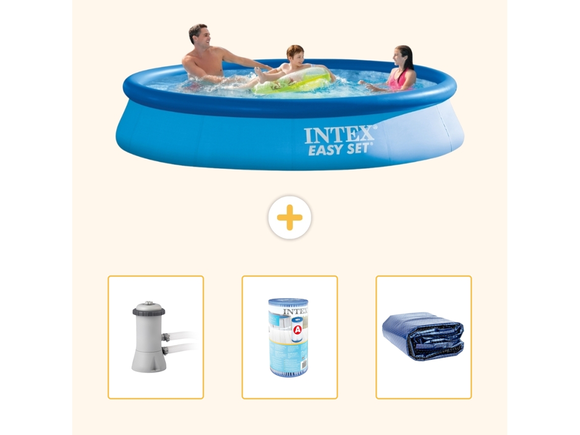 Intex Piscina Easy Set Redonda - 366x76 Cm - 4-peças S21300
