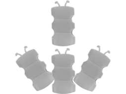Suporte para Chuveiro Ajustável Childweet com Ventosa Segura, 4 Peças, Feito de Material TPE Antiderrapante, para Banheiro