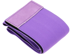 Faixa Elástica Antiderrapante Para Exercícios Físicos Feminina, Cor Roxa, Ideal Yoga, Treinamento De Quadril