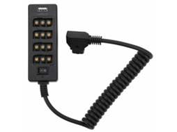 Conector D-tap Macho A 4 Puertos Hembra Hub Splitter Cable Para Batería Cámara Vlock