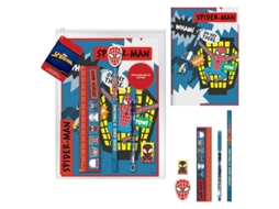 Set De Papeleria Com Caderno Spider-man Bocetos