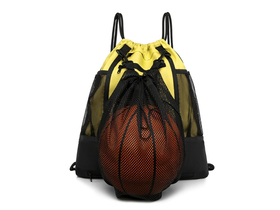 Mochila de Ginástica com Cordão, Mochila Moderna para Basquete e Futebol BRILVIBERA