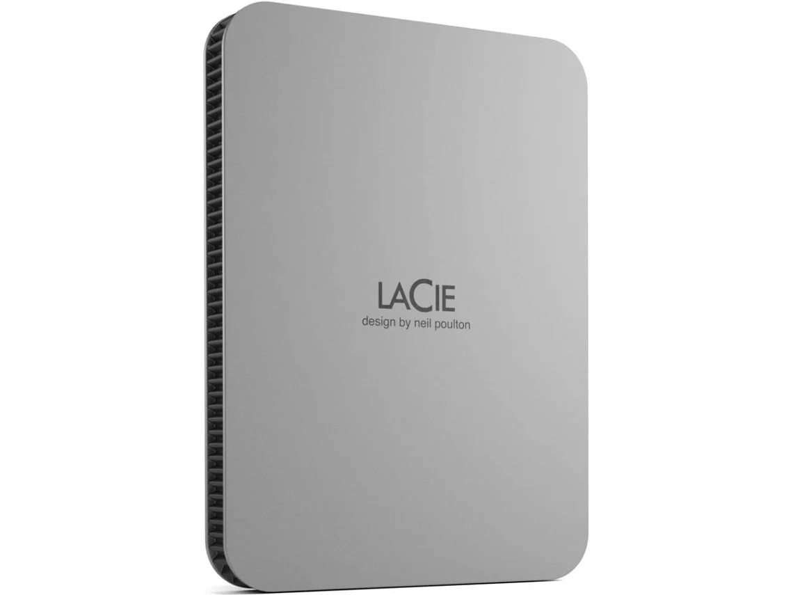 Disco Externo LACIE 2TB 2.5'' (2 TB - USB-C - Cinzento)