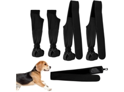 Calças Cães Com Botas, Suspensórios Botas De Cachorro