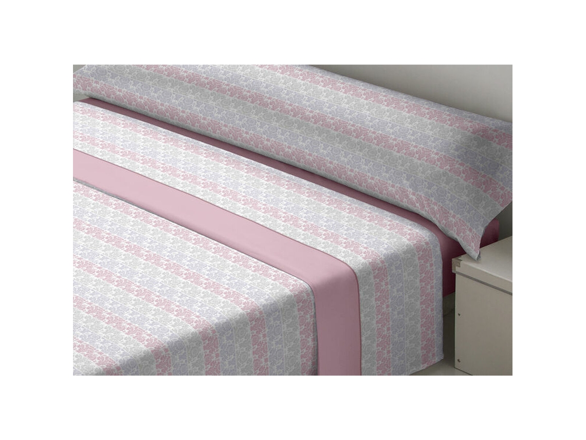 Conjunto De Lençol Dor Sedalina Kent Poliéster Rosa (47x37x15.5cm)