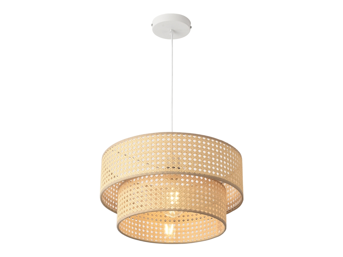 Abajur Ascot Dobe 1Xe27 Ø40Cm Rattan / Brancolux.Pro