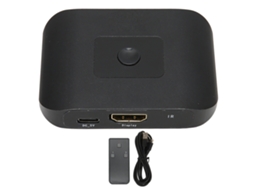 Switch/splitter Mali Hd Multimedia Interface 2.1 2 em 1 com controle remoto 8k 60hz