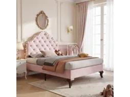 Beliche VSOGA infantil branco/natural com gavetas, armazenamento, cesto, escada, sem colchão