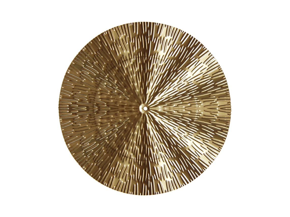 Laxiscreed Decoração De Parede Circular Em Ferro Com Design Ondulado Para Casa Moderna
