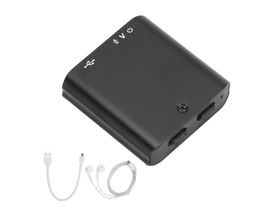 Gravador de Rádio EOOCOO com redução de ruído inteligente, controle de voz