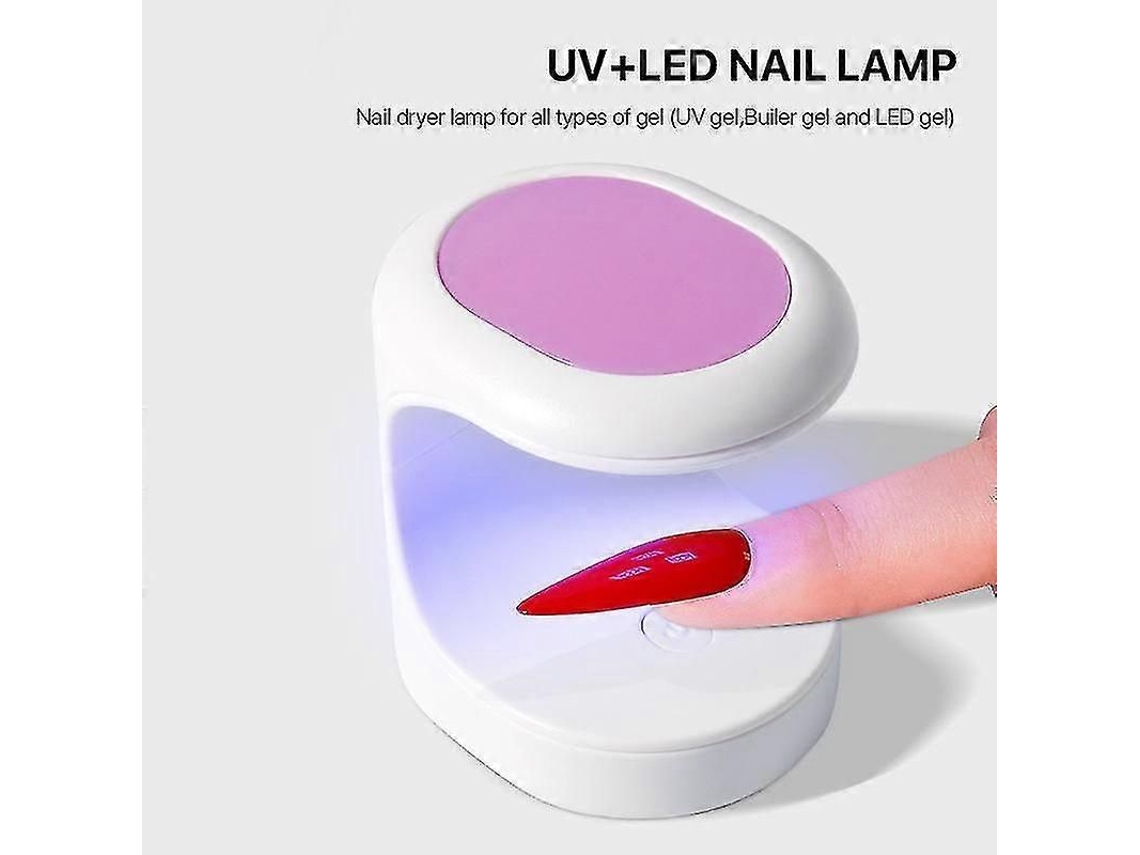 Mini Uv Light For Gel Nails Innovative Nail Lamp 16w Portable Led Professional Dryer Art GOKOCO