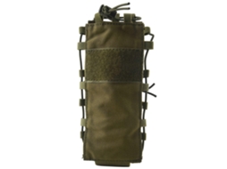 Porta-garrafa tático, bolsa para garrafa de água em nylon com sistema Molle, resistente e ideal para ciclismo e corrida.