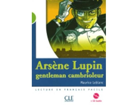 Livro arsene lupin, gentleman cambrioleur - livre & cd-audio de maurice leblanc (francês)