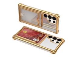 Capa Para Celular Samsung Com Proteção Contra Impactos Nos Quatro Cantos E Revestimento Eletroplástico Transparente Macio.ouro, S20fes20fe