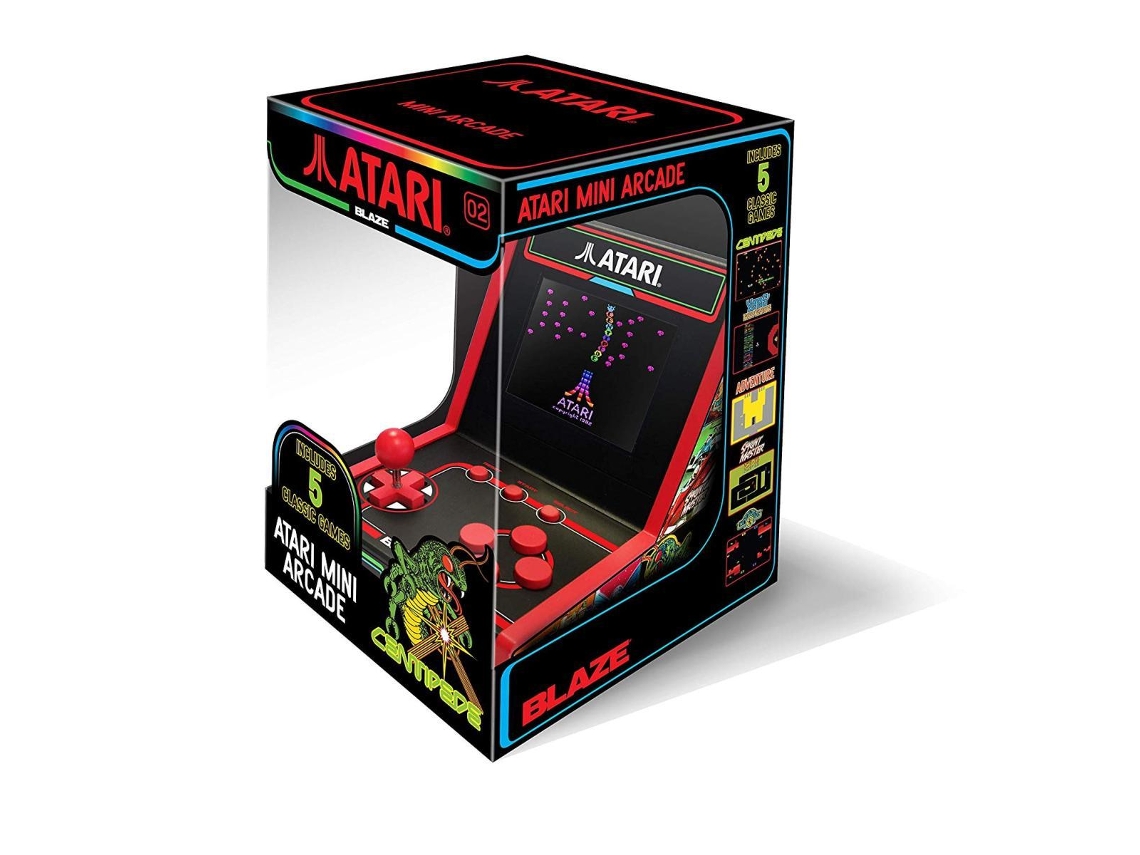 Atari 5 Game Mini Arcade Arcade Stick Ecra 2,8 Pol 1040208