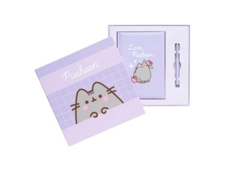 Conjunto Caderno A5 Esferográfica Pusheen Moments Scpa5b08