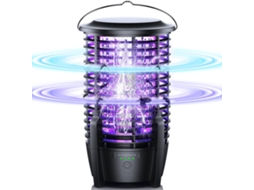 Lâmpada anti mosquito 2 em 1 recarregável com luz LED noturna, para uso interno e externo | S/MARCA