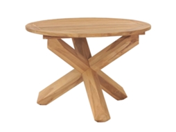 Mesa de jantar VIDAXL Marrom Madeira (110x75 cm)