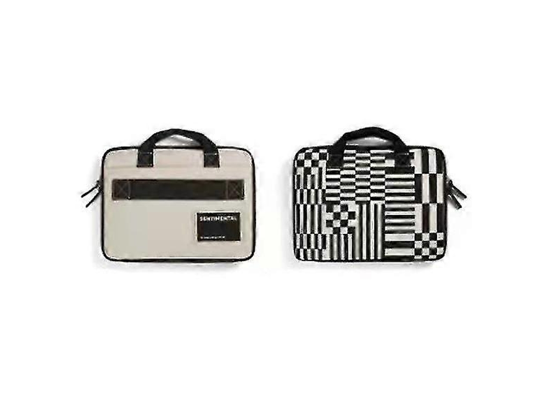 Capa Protetora Para Laptop Colorblock, Estilo Maleta, Ideal Para Viagens De Negócios, Até 14 Polegadas.