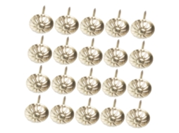 Tachas De Estofamento Para Móveis Homoyoyo Vintage Em Ferro Dourado,