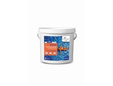 Balde de 5Kg de Bromo POOL STYLE Psl-500-0001 Tratamento de Água de Piscina Produto Químico Bromo
