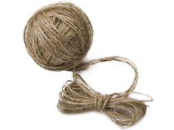 Corda De Sisal Natural De 30 M X 2 Fios, Juta Natural De 1 Mm
