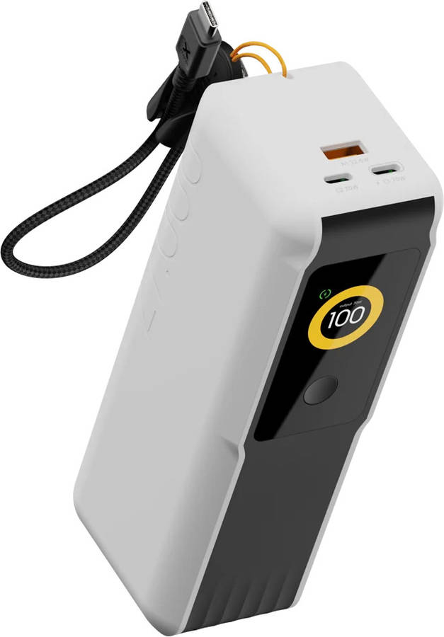Powerbank XTORM 27k 2x USB-C 70W - USB-A 22 - 5W (Branco)