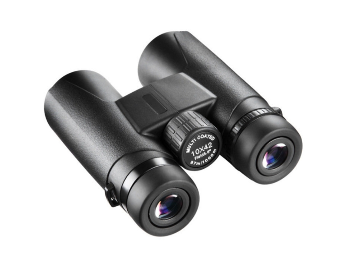 Binóculos 10x42 Bak4 Prism Fmc Leve Compacto Ip68 Observação Pássaros Caminhadas Astronomia Camping Preto Bestvite