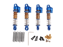 Amortecedor De Choque Rc Dianteiro Traseiro Ajustável Para Fms Fcx24 1/18 1/24 Crawler Azul Peças De Upgrade